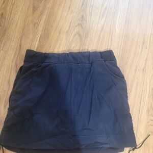 Black Casual Mini Skirt/shorts with Pockets Columbia Large